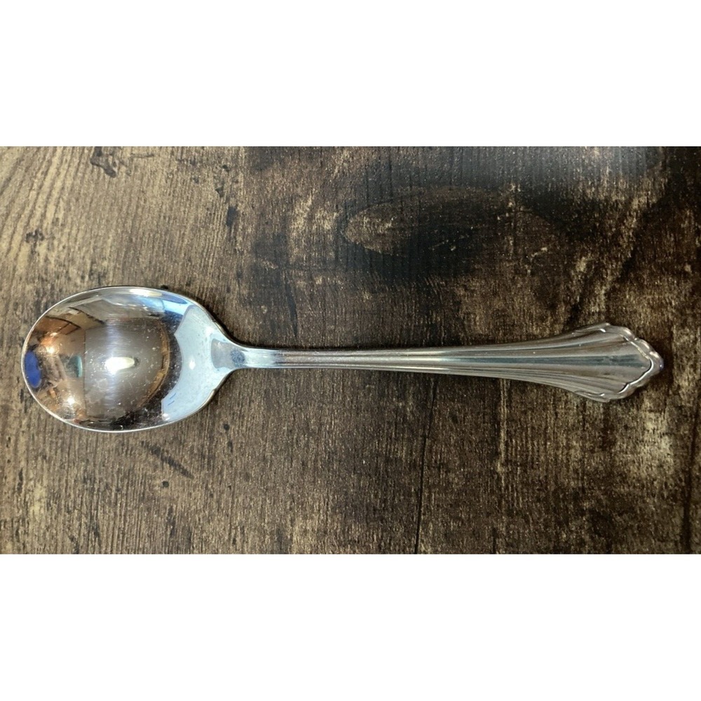 Oneida Community CLARETTE Stainless Steel Oval Soup Spoon 6" Replacement